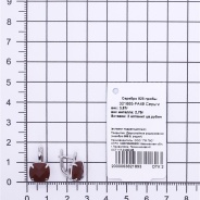 Серьги из Серебра 925 Приволжский ювелир арт. 301665-FA49, Родирование.