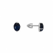 Серьги из Серебра 925 Приволжский ювелир арт. 301715-KN, Родирование.
