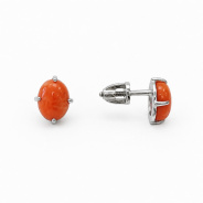 Серьги из Серебра 925 Приволжский ювелир арт. 301715-KR, Родирование.