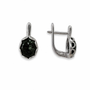 Серьги из Серебра 925 Приволжский ювелир арт. 301716-KL, Родирование.