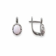 Серьги из Серебра 925 Приволжский ювелир арт. 301716-KR46, Родирование.