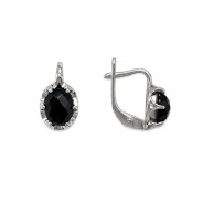 Серьги из Серебра 925 Приволжский ювелир арт. 301717-AG73, Родирование.