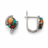 Серьги из Серебра 925 Приволжский ювелир арт. 301720-FA11UB, Родирование.