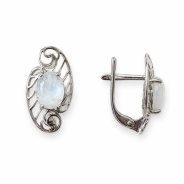 Серьги из Серебра 925 Приволжский ювелир арт. 301723-LN, Родирование.