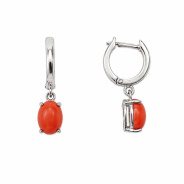 Серьги из Серебра 925 Приволжский ювелир арт. 301725-KR, Родирование.