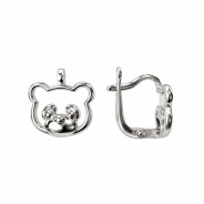 Серьги из Серебра 925 Приволжский ювелир арт. 301734, Родирование.