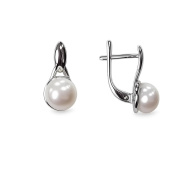 Серьги из Серебра 925 Приволжский ювелир арт. 301764-ZM07, Родирование.