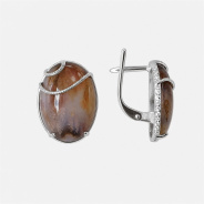 Серьги из Серебра 925 Приволжский ювелир арт. 301808-AG37FA11, Родирование.