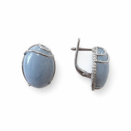 Серьги из Серебра 925 Приволжский ювелир арт. 301808-ANFA11, Родирование.