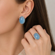 Серьги из Серебра 925 Приволжский ювелир арт. 301808-ANFA11, Родирование.