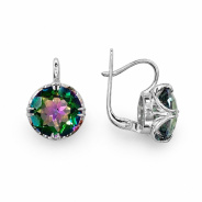 Серьги из Серебра 925 Приволжский ювелир арт. 301826-GH30, Родирование.