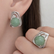 Серьги из Серебра 925 Приволжский ювелир арт. 301835-FA11NF, Родирование.