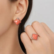 Серьги из Серебра 925 Приволжский ювелир арт. 301836-FA11KR, Родирование.