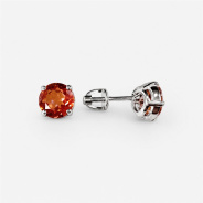 Серьги из Серебра 925 Приволжский ювелир арт. 301861-GH42, Родирование.
