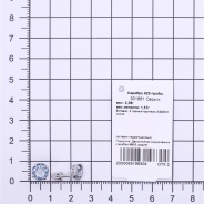 Серьги из Серебра 925 Приволжский ювелир арт. 301861-GH55, Родирование.