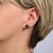 Серьги из Серебра 925 Приволжский ювелир арт. 301861-GH73, Родирование.