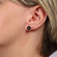 Серьги из Серебра 925 Приволжский ювелир арт. 301861-GH73, Родирование.