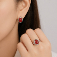 Серьги из Серебра 925 Приволжский ювелир арт. 301870-SR, Родирование.