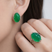 Серьги из Серебра 925 Приволжский ювелир арт. 301876-AG22, Родирование.