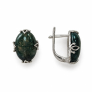 Серьги из Серебра 925 Приволжский ювелир арт. 301876-AG37, Родирование.