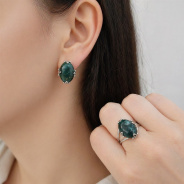 Серьги из Серебра 925 Приволжский ювелир арт. 301876-AG37, Родирование.