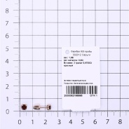 Серьги из Серебра 925 Приволжский ювелир арт. 302012-GR26, Золочение в два слоя.