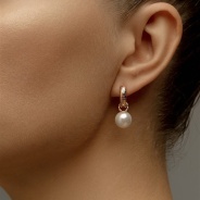 Серьги из Серебра 925 Приволжский ювелир арт. 302046-ZM07, Золочение в два слоя.