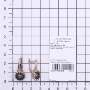 Серьги из Серебра 925 Приволжский ювелир арт. 302256-FA11GH73, Золочение в два слоя.