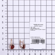 Серьги из Серебра 925 Приволжский ювелир арт. 302532-FA11FA49, Золочение в два слоя.