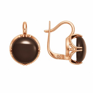 Серьги из Серебра 925 Приволжский ювелир арт. 302570-PM73, Золочение в два слоя.