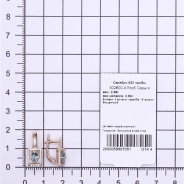 Серьги из Серебра 925 Приволжский ювелир арт. 302600-FA11FA78, Золочение в два слоя.