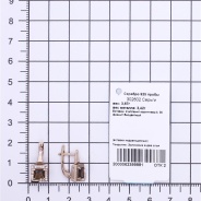 Серьги из Серебра 925 Приволжский ювелир арт. 302602-FA11FA25, Золочение в два слоя.
