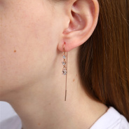 Серьги из Серебра 925 Приволжский ювелир арт. 302964-FA11, Золочение в два слоя.