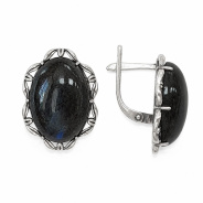 Серьги из Серебра 925 Приволжский ювелир арт. 303807-LB, Оксид.