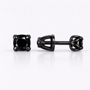 Серьги из Серебра 925 Приволжский ювелир арт. 304012-SH73, чёрный оксид.