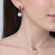 Серьги из Серебра 925 Приволжский ювелир арт. 304046-ZM07, чёрный оксид.