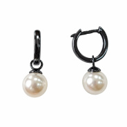 Серьги из Серебра 925 Приволжский ювелир арт. 304047-ZM07, чёрный оксид.