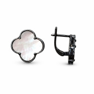 Серьги из Серебра 925 Приволжский ювелир арт. 304095-PM, чёрный оксид.