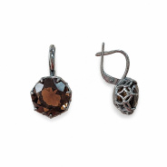 Серьги из Серебра 925 Приволжский ювелир арт. 304365-RT, чёрный оксид.
