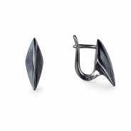 Серьги из Серебра 925 Приволжский ювелир арт. 304367, чёрный оксид.