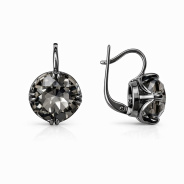 Серьги из Серебра 925 Приволжский ювелир арт. 304826-GH73, чёрный оксид.
