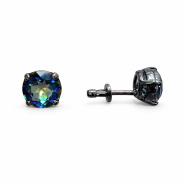 Серьги из Серебра 925 Приволжский ювелир арт. 304861-GH19, чёрный оксид.