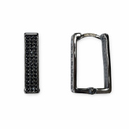 Серьги из Серебра 925 Приволжский ювелир арт. 304984-SH73, чёрный оксид.