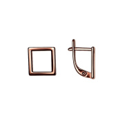 Серьги из Серебра 925 Приволжский ювелир арт. 30G729, KLIAR коричневый.