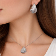 Серьги из Серебра 925 Приволжский ювелир арт. 311014, Родирование.