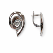 Серьги из Серебра 925 Приволжский ювелир арт. 311016, Родирование.