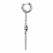 Серьга из Серебра 925 Приволжский ювелир арт. 311037-LBRT, Родирование.