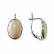 Серьги из Серебра 925 Приволжский ювелир арт. 311057-PM06, Родирование.