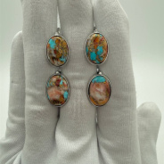 Серьги из Серебра 925 Приволжский ювелир арт. 311057-UB15, Родирование.