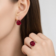 Серьги из Серебра 925 Приволжский ювелир арт. 311066-FA49, Родирование.